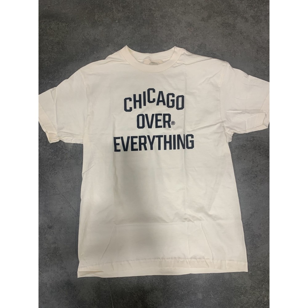 Lost Paradise by Rello CHICAGO OVER EVERYTHING Re-Envisioned Classic Tee, Cream